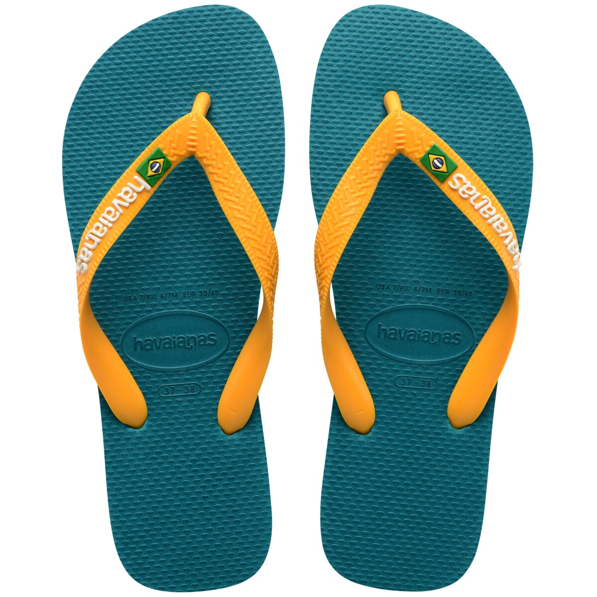 HAVAIANAS BRASIL LOGO 4110850-1832 ΠΡΑΣΙΝΟ