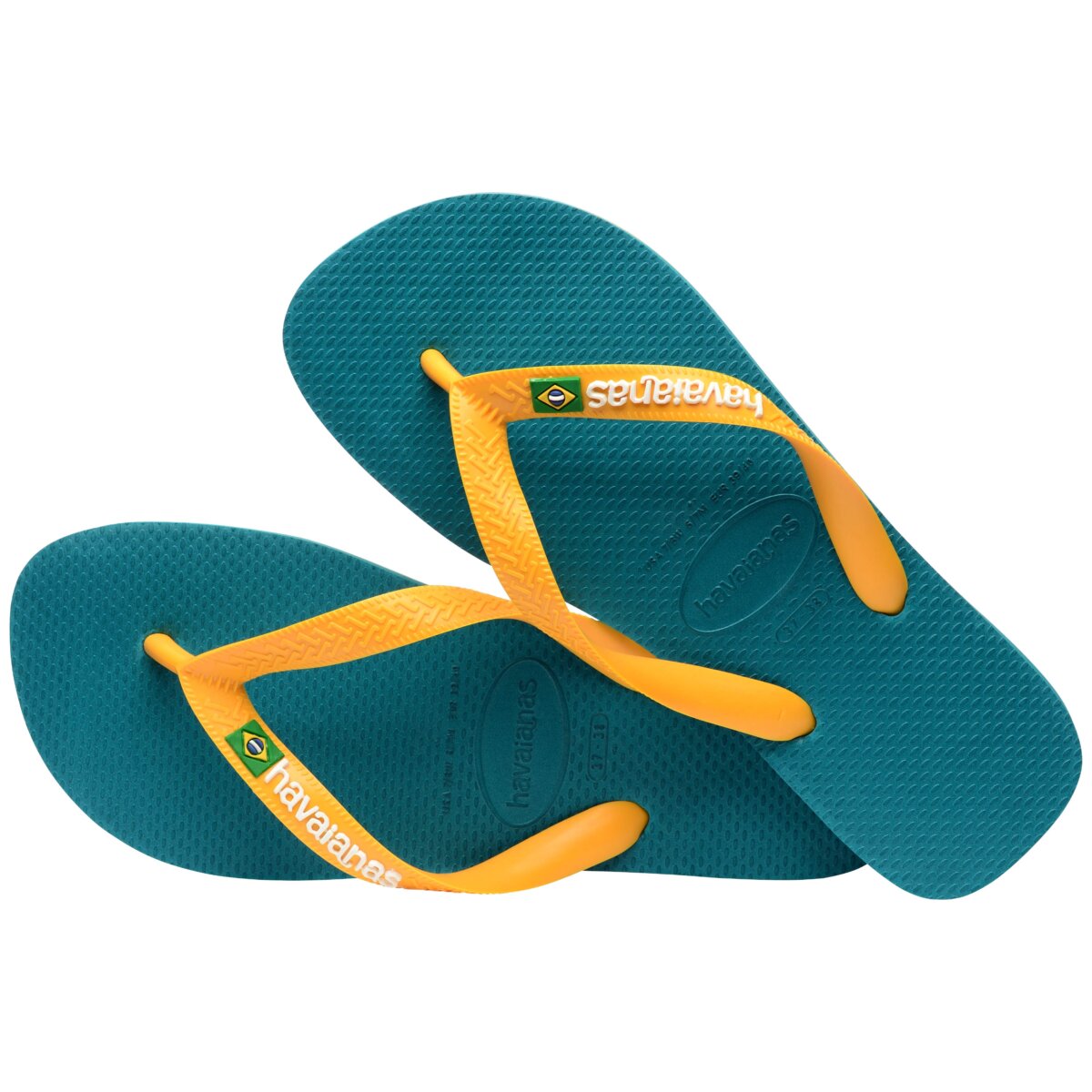 HAVAIANAS BRASIL LOGO 4110850-1832 ΠΡΑΣΙΝΟ