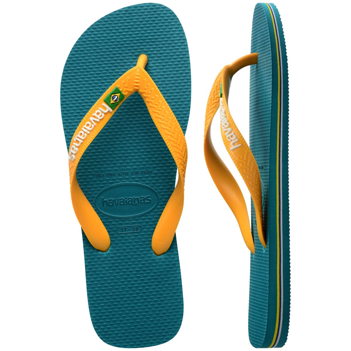 HAVAIANAS BRASIL LOGO 4110850-1832 ΠΡΑΣΙΝΟ