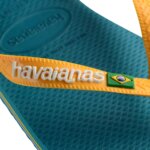 HAVAIANAS BRASIL LOGO 4110850-1832 ΠΡΑΣΙΝΟ