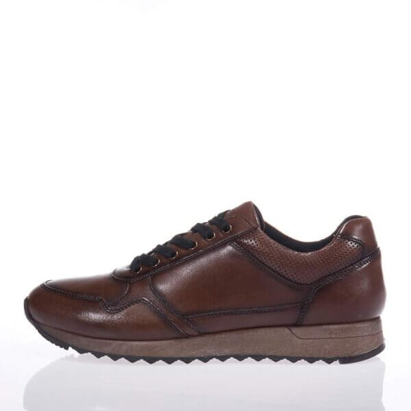 S.OLIVER 13627-41 CAMEL LEATHER SNEAKERS