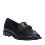 TAMARIS 24208-41 ΜΑΥΡΑ LOAFERS ΔΕΡΜΑΤΙΝΑ