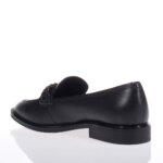 TAMARIS 24208-41 ΜΑΥΡΑ LOAFERS ΔΕΡΜΑΤΙΝΑ