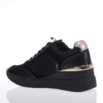 TAMARIS 23703-41 ΜΑΥΡΑ SNEAKERS ΜΕ ΠΛΑΤΦΟΡΜΑ