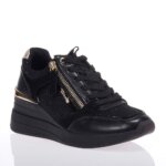 TAMARIS 23703-41 ΜΑΥΡΑ SNEAKERS ΜΕ ΠΛΑΤΦΟΡΜΑ