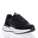 TAMARIS 23777-41 ΜΑΥΡΑ SNEAKERS ΜΕ ΠΑΓΙΕΤΕΣ