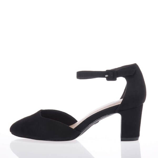 TAMARIS 24412-41 BLACK HEELS WITH ANKLE STRAPS