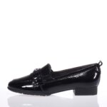 TAMARIS COMFORT 84205-41 ΜΑΥΡΑ LOAFERS ΔΕΡΜΑΤΙΝΑ