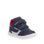 GEOX B365DE HIGH SNEAKERS ΜΕ VELCRO ΜΠΛΕ