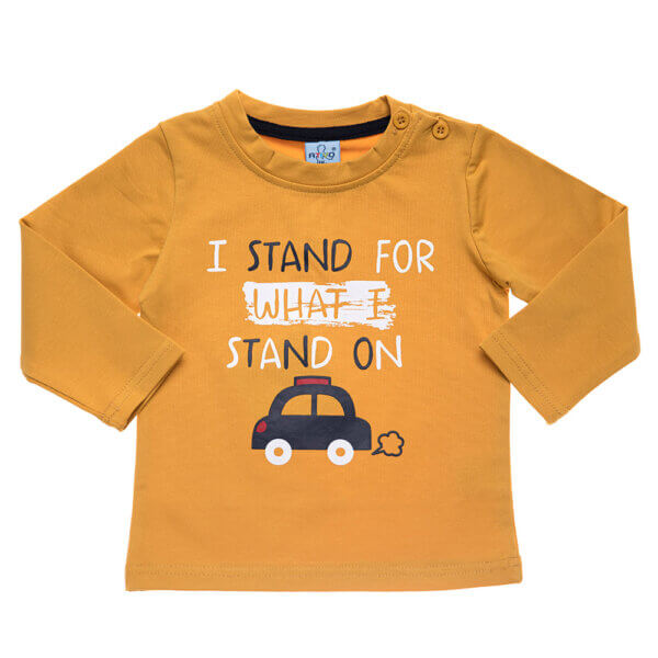 BOY'S LONG SLEEVED JUMPER MUSTARD YF-921