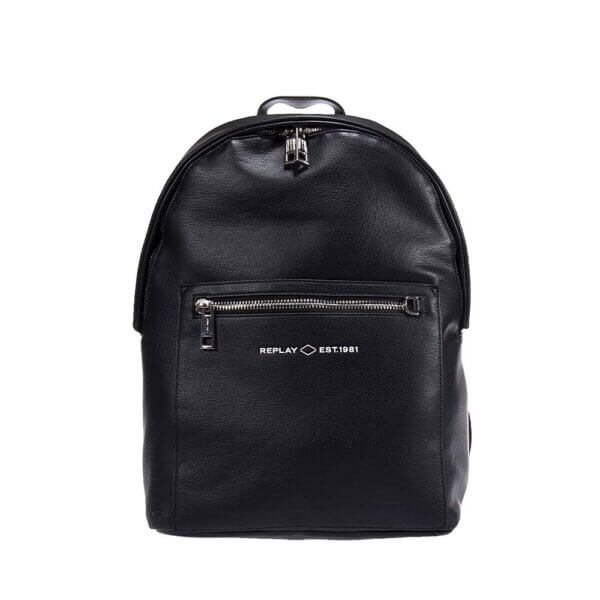 REPLAY FM3637-000-A0477-098 BACKPACK ΜΑΥΡΟ