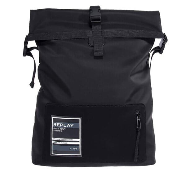 REPLAY FM3647-000-A0313-098 BACKPACK ΜΑΥΡΟ