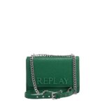 REPLAY FW3000-043-A0180C-098 CROSSBODY ΤΣΑΝΤΑ ΜΑΥΡΗ