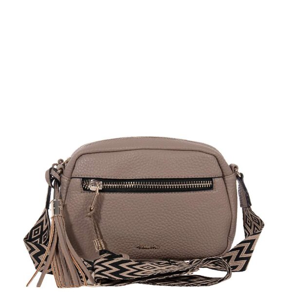 TAMARIS CARISSA ΓΥΝΑΙΚΕΙΑ ΤΣΑΝΤΑ CROSSBODY ΜΠΕΖ