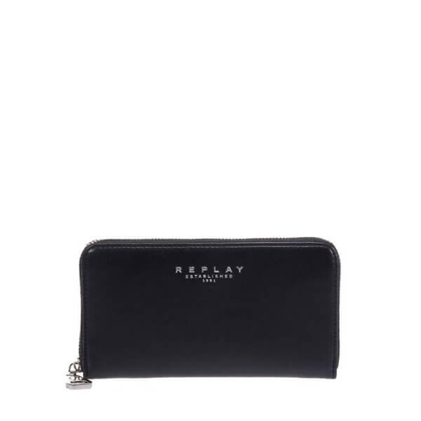 REPLAY FW5322-000-A0458A-098 WALLET BLACK