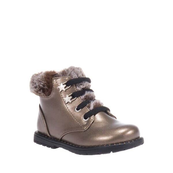 MAYORAL 42399 BRONZE BOOTS WITH FUR