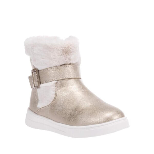 MAYORAL 44401 GOLD BOOTS WITH FUR