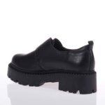 KOMIS AND KOMIS A101 ΜΑΥΡΑ ΔΕΡΜΑΤΙΝΑ CASUAL