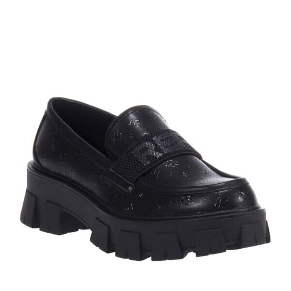 REPLAY CABLE RY RL790009S BLACK LOAFERS