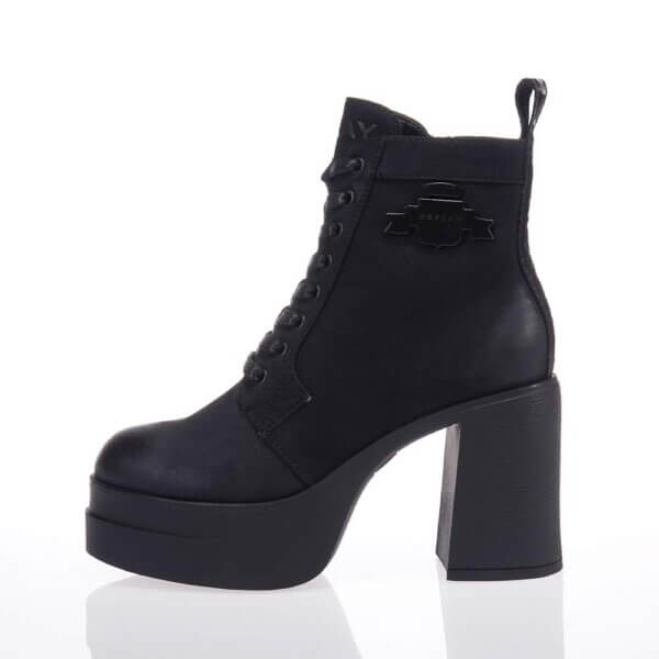 REPLAY ANGELA SHIELD RP5S0003S BLACK BOOTS