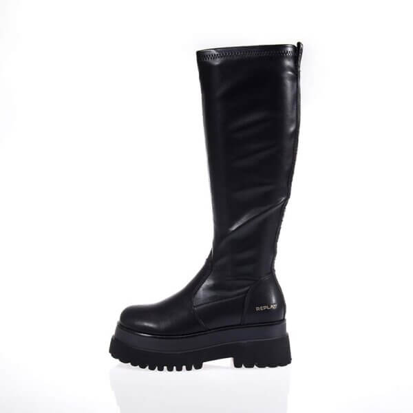 REPLAY ANY EMPIRE RL720006S BLACK BOOTS