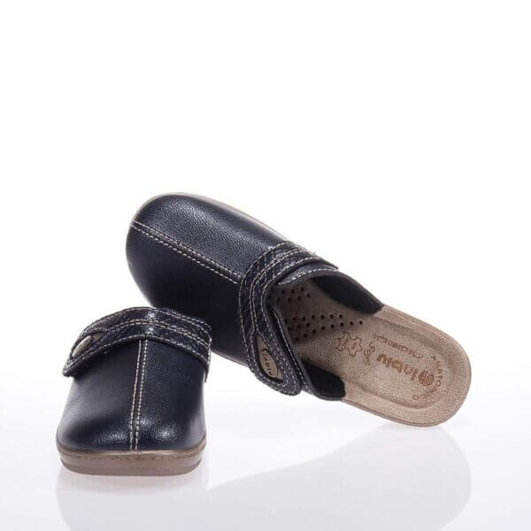 INBLU LY000061 LEATHER SLIPPERS BLUE