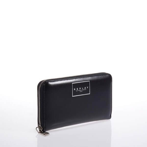 REPLAY FW5325-000-A0475A-098 WALLET BLACK