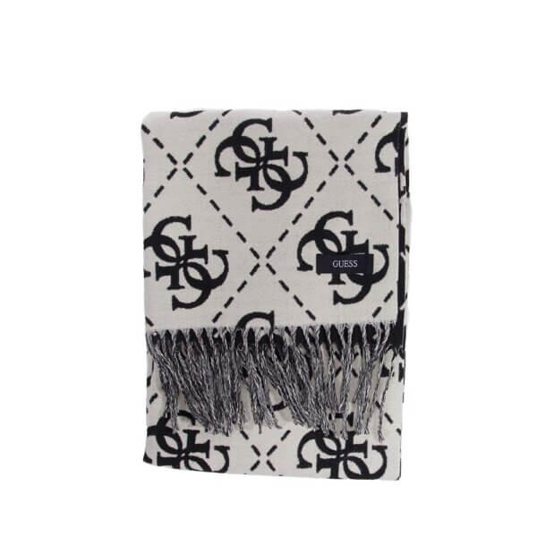GUESS ACCESSORIES SCARF AW9967POL03 ΜΑΥΡΟ