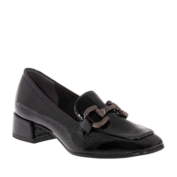 TAMARIS ΓΥΝΑΙΚΕΙΑ LOAFERS ΜΕ ΤΑΚΟΥΝΙ ΜΑΥΡΑ