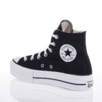 CONVERSE ALL STAR LIFT 560845C ΜΑΥΡΑ ΜΠΟΤΑΚΙΑ