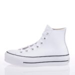 CONVERSE ALL STAR LIFT 561676C ΛΕΥΚΑ ΔΕΡΜΑΤΙΝΑ ΜΠΟΤΑΚΙΑ