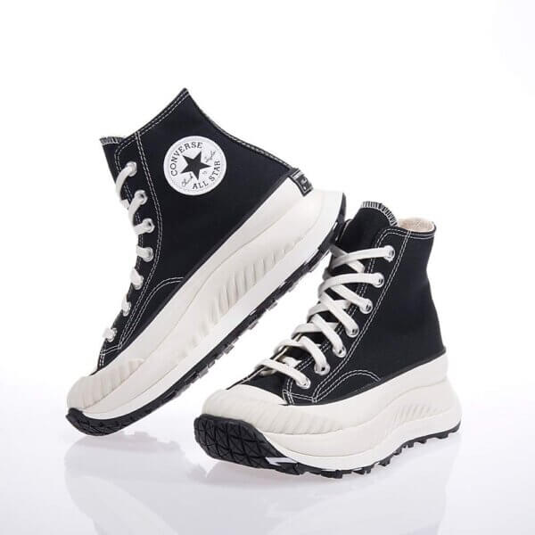 CONVERSE 70 AT CX PLATFORM A03277C-001 BLACK BOOTS