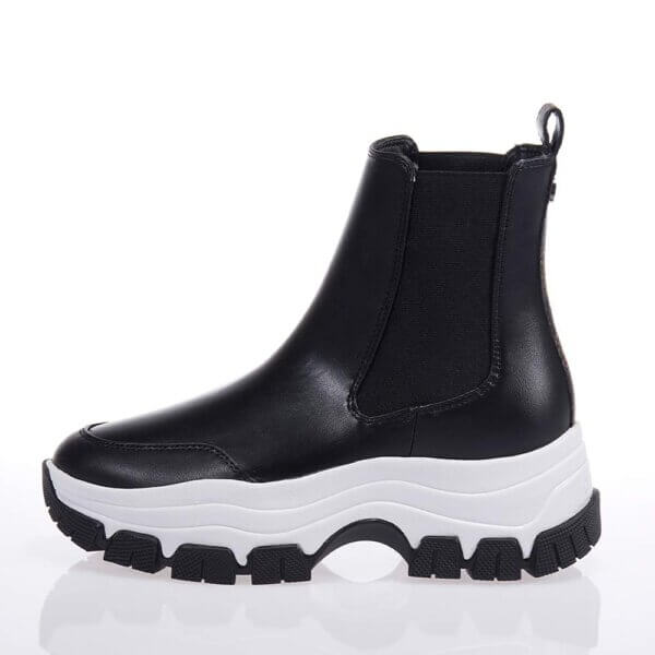 GUESS BESONA FL8BEOELE12 BLACK BOOTS