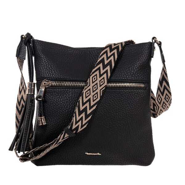 TAMARIS CARISSA ΓΥΝΑΙΚΕΙΑ ΤΣΑΝΤΑ CROSSBODY ΜΑΥΡΗ