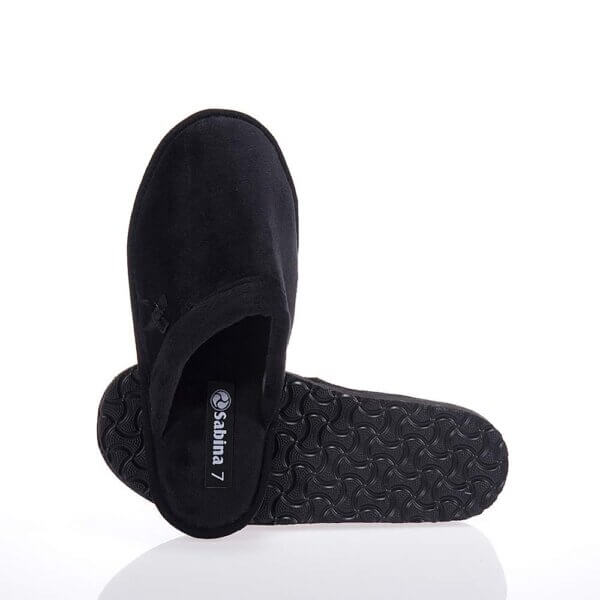 SABINA SA182 BLACK SLIPPERS