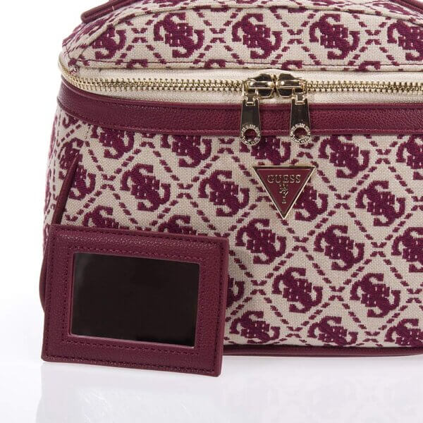 GUESS PW1598P3461 BEAUTY CASE ΜΠΟΡΝΤΟ