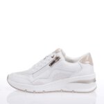 TAMARIS 23761-42 ΛΕΥΚΑ SNEAKERS ΔΕΡΜΑΤΙΝΑ