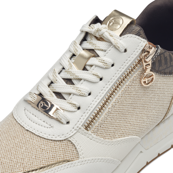 TAMARIS ΓΥΝΑΙΚΕΙΑ IVORY COMB SNEAKERS