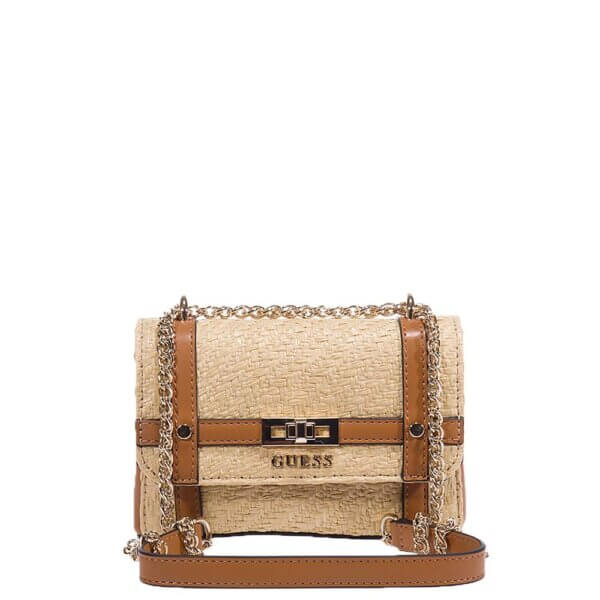 GUESS EMILEE MINI HWWG8862780 CROSSBODY ΤΣΑΝΤΑ ΜΠΕΖ