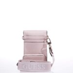 GUESS LATONA HWBG9211810 CROSSBODY PHONE BAG ΡΟΖ