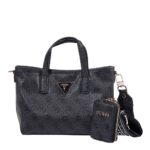 GUESS LATONA MINI ΓΥΝΑΙΚΕΙΑ ΤΣΑΝΤΑ ΧΕΙΡΟΣ ΑΝΘΡΑΚΙ