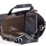 GUESS LATONA MINI ΓΥΝΑΙΚΕΙΑ ΤΣΑΝΤΑ ΧΕΙΡΟΣ ΑΝΘΡΑΚΙ