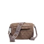 GUESS POWER PLAY MINI ΓΥΝΑΙΚΕΙΑ CROSSBODY ΜΠΕΖ