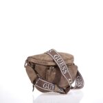 GUESS POWER PLAY MINI ΓΥΝΑΙΚΕΙΑ CROSSBODY ΜΠΕΖ