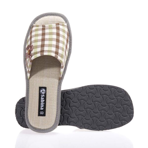 SABINA SA187 BEIGE SLIPPERS