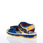 GEOX J450QC AVENGERS ΠΕΔΙΛΑ ΜΕ ΦΩΤΑΚΙΑ ΜΑΥΡΟ-ΜΠΛΕ