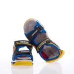 GEOX J450QC AVENGERS ΠΕΔΙΛΑ ΜΕ ΦΩΤΑΚΙΑ ΜΑΥΡΟ-ΜΠΛΕ