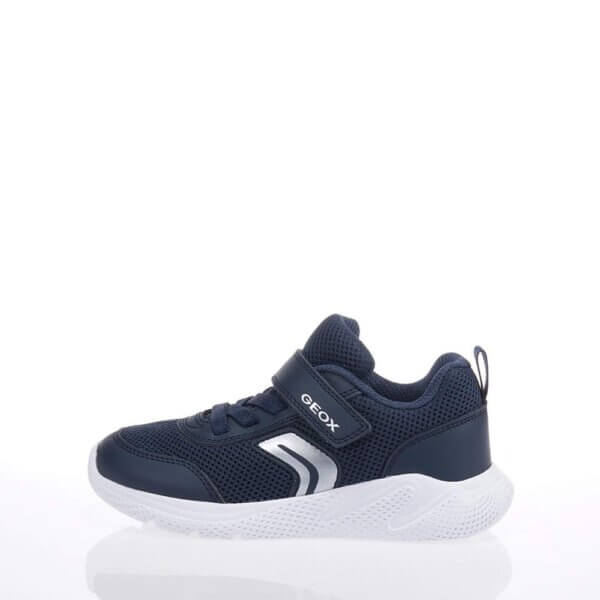 GEOX J36GBA SNEAKERS WITH VELCRO BLUE