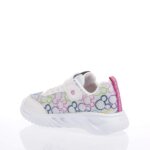 GEOX J45E9D ΑΘΛΗΤΙΚΑ MINNIE ΜΕ ΦΩΤΑΚΙΑ ΛΕΥΚΑ