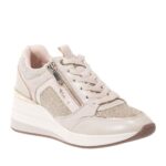 TAMARIS ΓΥΝΑΙΚΕΙΑ SNEAKERS ΜΕ ΠΛΑΤΦΟΡΜΑ ΜΠΕΖ